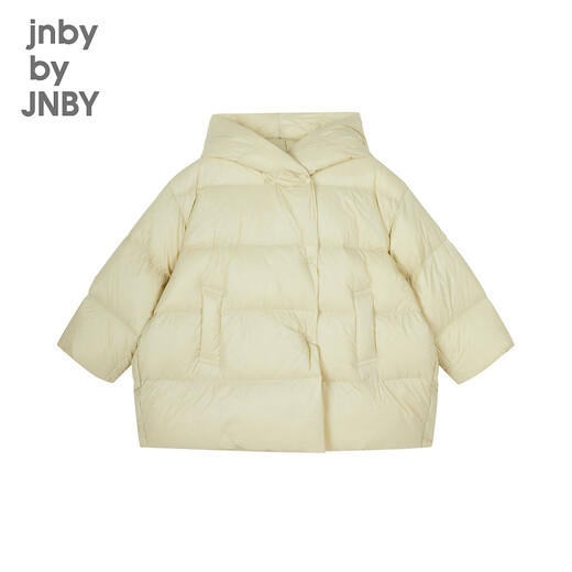 jnby by JNBY江南布衣童装秋冬羽绒服加厚保暖柔软连帽男女童儿童1NAC12610 748浅豆黄 110 cm
