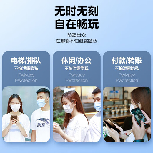 Alittleflower eignet sich für Apple 15plus Anti-Peeping Tempered Film iPhone 15plus Mobiltelefon Anti-Peeping-Film Anti-Fall-Finger-Fingerabdruck Ultra-dünn hochdefinition