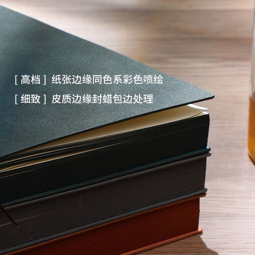
Retro notebook literary exquisite blank inner page a5 office thickened notepad simple ins style college students' personal creative hand-drawn drawing soft leather notebook customized printable lo 684/gray-blank inner page