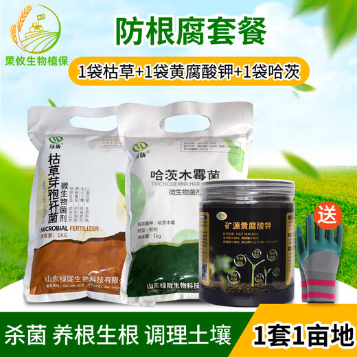 Пакет против корневой гнили Lulong, корни клубничных томатов, Bacillus subtilis, Trichoderma harzianum, фульвокислота калия 2,5 кг пакета против корневой гнили, фульвокислота калия Lulong против корневой гнили