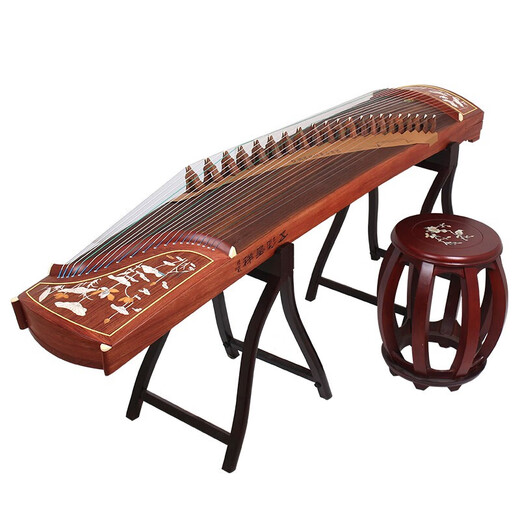 Dunhuang Brand Guzheng 694L LOTUS DÉBÉGERNER PLAYS Test de rang Zheng Shanghai Folk Musical Instrument Factory