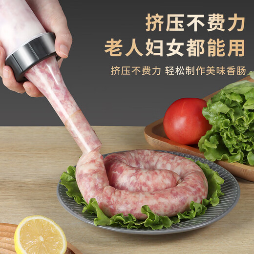 Baijie sausage stuffer manual stuffing machine food stuffing sausage tool sausage stuffing tool sausage manual upgrade stuffing tool 3 free sausage tubes