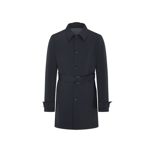 Jinba Men's 2025 Spring New Arrival Business Style Fashion Versatile Solid Color Lapel Breathable Easy-Care Windbreaker HFHT1110 Purple Orchid 2XL (185)