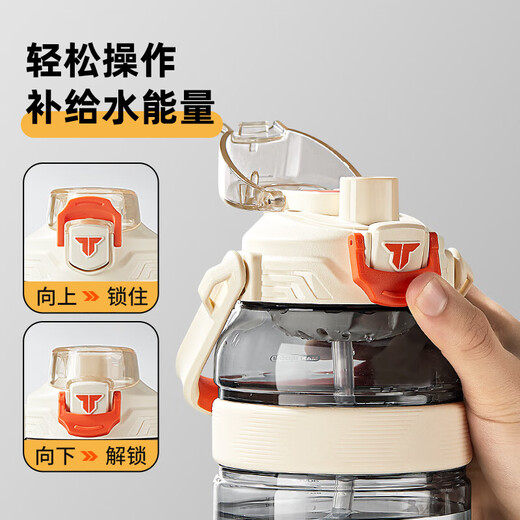 Private high-quality children's water cup large capacity men's and women's tritan ton ton bucket student sports water bottle food grade big belly cup summer