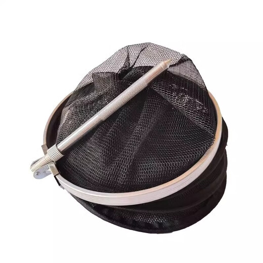 Portable small fish protection for wild fishing for pets, small eye mesh bag for fishing, anti-hanging, quick-drying, folding fish protection, stream walking net bag, portable fishing protection - positioning type 1.5 meters - 1 piece (bulk)
