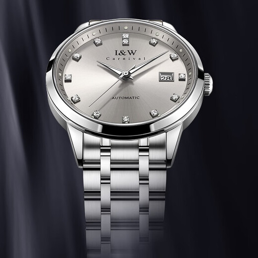 I/W Carnival Hwguoji Schweizer Marke IW Paar Uhr Uhr importiert Bewegung Luminous wasserdichte vollautomatische mechanische Uhr, um Freunden Geburtstagsgeschenke zu geben.