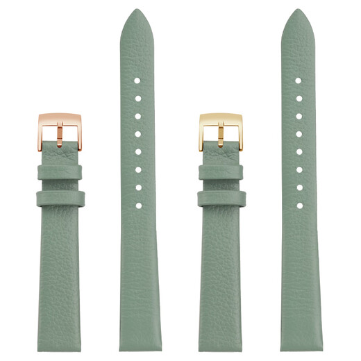 Old Coatman adaptado a Armani Women's Cowhide Strap Small Green Watch AR11149 11399 11302 1959 Pequeño reloj cuadrado Hebilla de acero verde oscuro de color verde oscuro