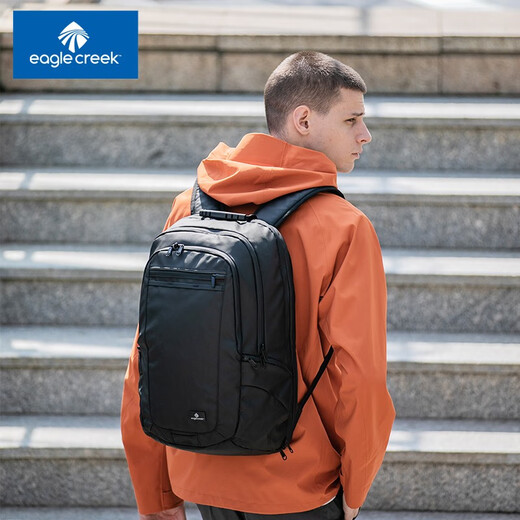EAGLE CREEK computer bag men's backpack business waterproof backpack business trip large capacity waterproof commuting 17.3 inch school bag same style as Tom Cruise