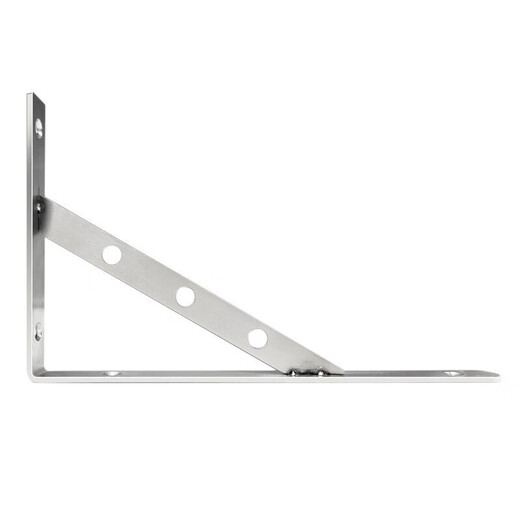Masfor stainless steel triangle bracket thickened right-angle bracket partition fixed wall mount 3mm thick 200mm long (2 pieces/box)