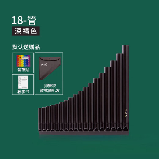 韩琴侠易学排笛 16管18管学生教学专用排箫初学者入门C调吹管乐器 18管白色