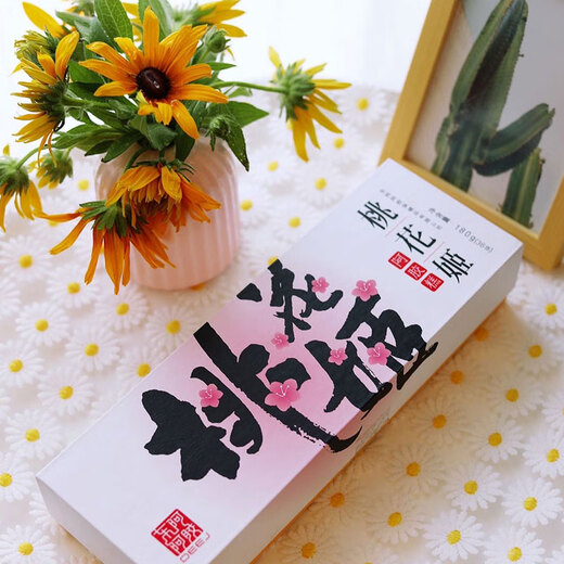 
Dong'e Ejiao Peach Blossom Ji Donkey-hide gelatin cake 180g*2 Instant donkey-hide gelatin cake gift box tonic cake for elders and give gifts to parents