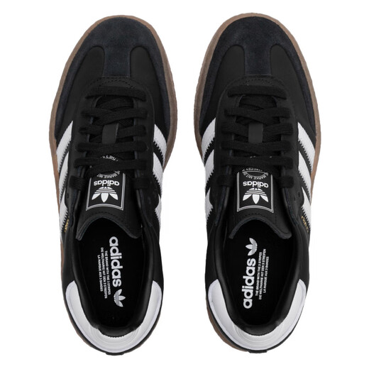 Adidas (adidas) trèfle chaussures pour femmes 2025 hiver nouvelles chaussures de sport SAMBAE chaussures d'entraînement moral t-head sport et baskets décontractées JI1350 noir semelle épaisse 36