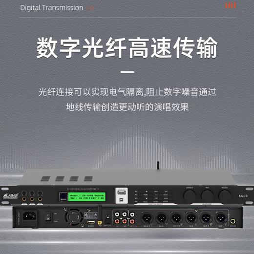 Lambosheng (official store) KA-19 preamp effector anti-squealing Bluetooth U disk fiber coaxial KA-19 digital effector + APP debugging