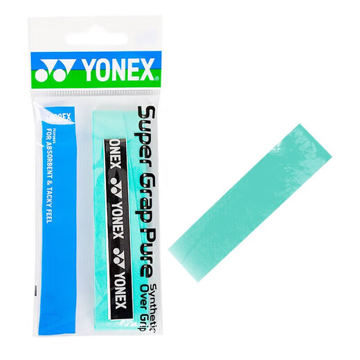 YONEX尤尼克斯羽毛球手胶防滑吸汗带握柄胶AC108EX白+绿+黄3条独立包装