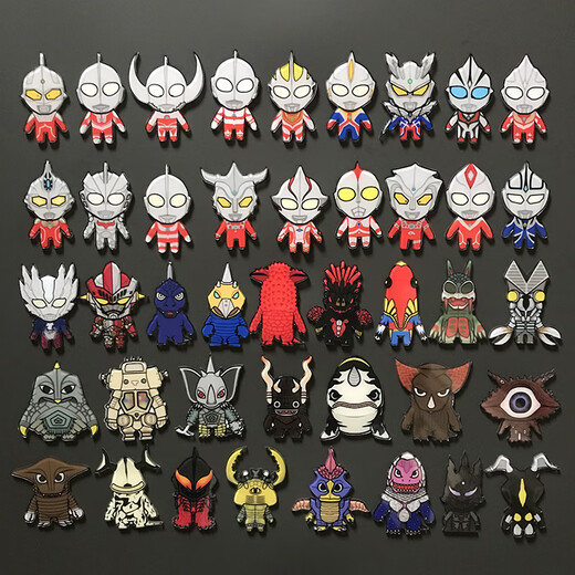 One Piece cartoon acrylic refrigerator sticker magnets and iron stones cute creative magnetic Japanese decoration Ultraslow monster combination small