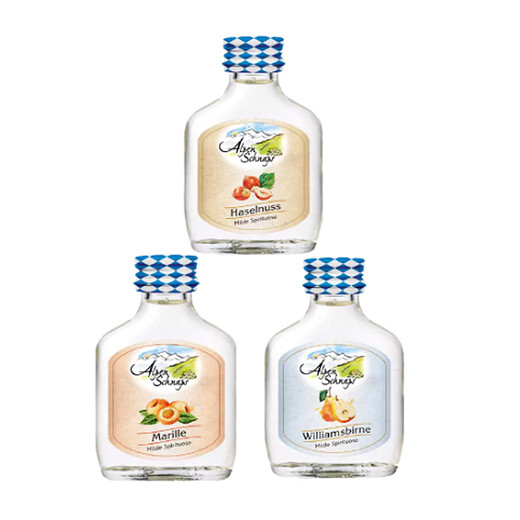 Albourne 35, 33 grados alpino alpino alpino gin albourne 20ml peral albaricoque avellnut altura de vino de pera