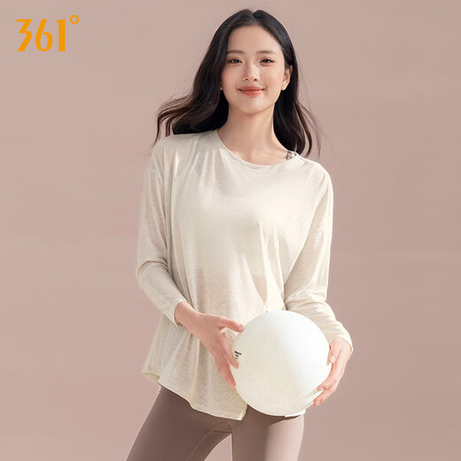 361 yoga suits for women's thin sports tops loose breathable long-sleeved shirt professional Pilates training fitness suits