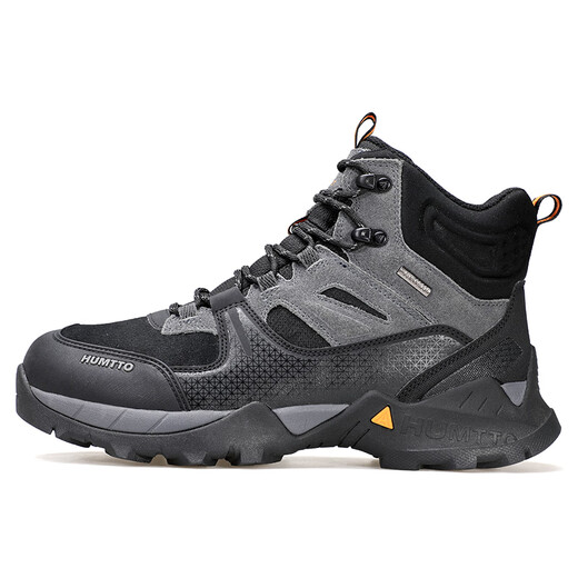 Humtto (Humtto) Chaussures étanches à haut haut pour les jours de pluie pour hommes, chaussures de randonnée de randonnée antidérapantes en usure