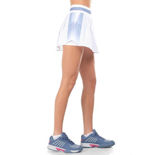 
K-SWISS high-performance A-line skirt for women, sports stretch pleated side pocket splicing jumpsuits GLACIER one-size L