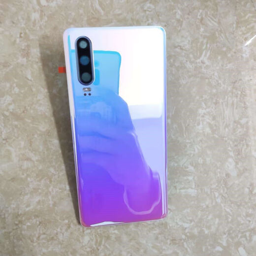 El nuevo producto de Huilide es adecuado para Huawei P30 Cubierta trasera de vidrio P30 Pro Cover Battery Battery Case P30 sin etiqueta P30 Cubierta trasera de vidrio [negro] Sobreida trasera separada - Kit de herramientas gratuitas