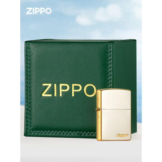 Zippo более легкий ветрозащитный официальный золотоизолярный логотип Индивидуальный подарок на день рождения День святого Валентина для парня позолоченной логотип (автономная машина не содержит масла) Dy9902bm