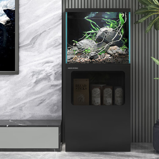 Fujian Jiang (minjiang) fish tank aquarium living room home back filter ultra-white glass landscaping goldfish tank koi ecological tank desktop fish tank SJ-400 set fish tank + storage cabinet (black) Fujian Jiang (minjiang) fish tank aquarium living room home back filter ultra-white glass landscaping goldfish tank koi ecological tank desktop fish tank SJ-400 set fish tank + storage cabinet (black)