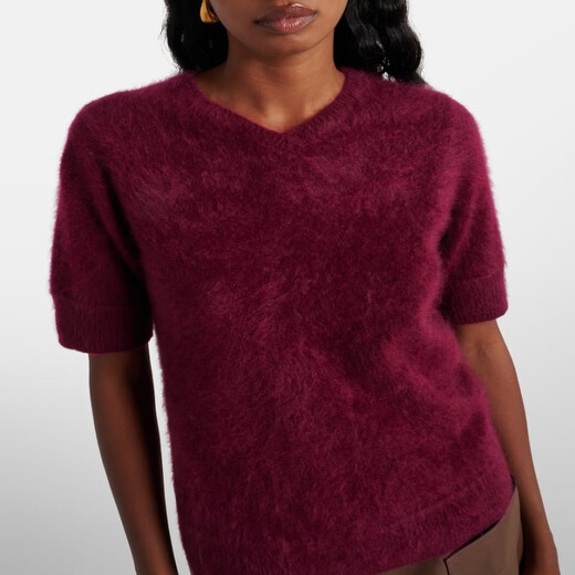 Dorothee Schumacher [chinesisches Valentinstagsgeschenk] Flauschiger Luxus -Kaschmirpullover P00975693 Red M CN 165/92