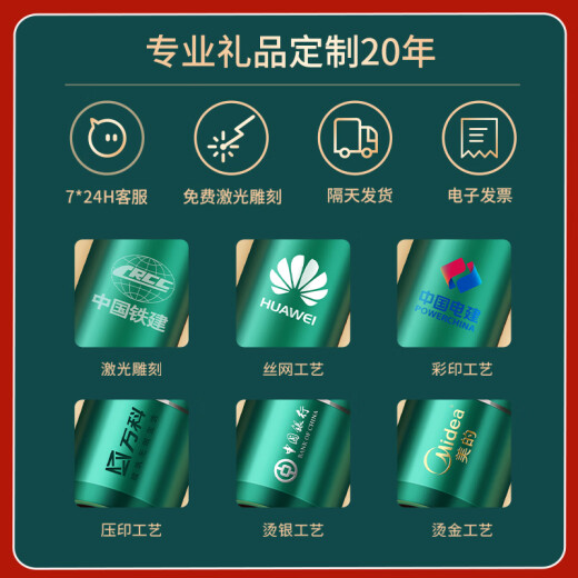 年会伴手礼商务礼品定制logo退休礼物实用送同事高档保温杯公司活动随手礼送客户员工奖品 家之禮 蓝色-304数显保温杯+负离子吹风机+伞-礼品礼盒