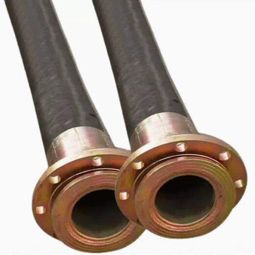 NINGXI customized DN25 flange 4-hole high temperature resistant rubber pipe