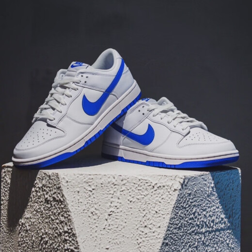 Nike (NIKE) official Dunk Low men's shoes casual shoes retro sport shoes black and white panda DD1391-100 DV0831-104 blue and white 44