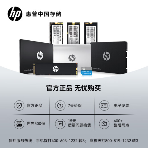 HP Hewlett-Packard (HP) 250GSSD solid state drive M.2 interface (NVMe protocol) EX900 series