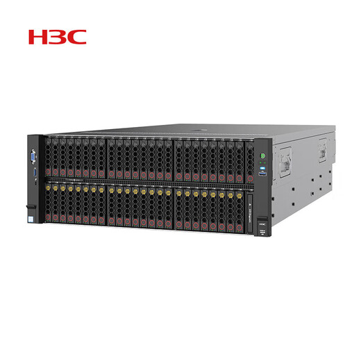 New H3C (H3C) R6900 G5, R6900 G6 four-way 4U rack server host GPU computing deep learning AI intelligent AO application enterprise customization 2 5318H 36 cores 72 threads 2.5GHz 512G memory丨2 3.84T+4 2.4T 10K