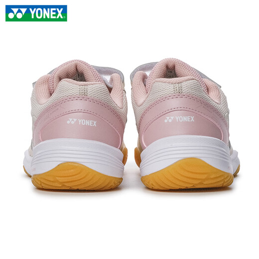 尤尼克斯（YONEX）儿童羽毛球鞋YY训练比赛球鞋网球魔术贴设计专业减震透气SHB101JR SHB101JR-米粉色 34 内长20CM