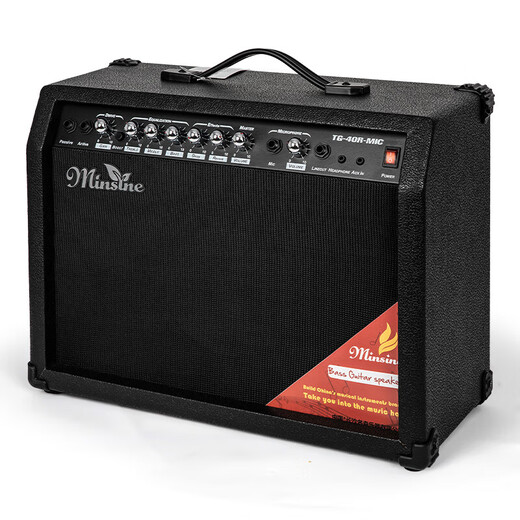 Mingsen Guitar Speaker with Distortion Effect Electric Acoustic Guitar Singing Speaker 40W Speaker