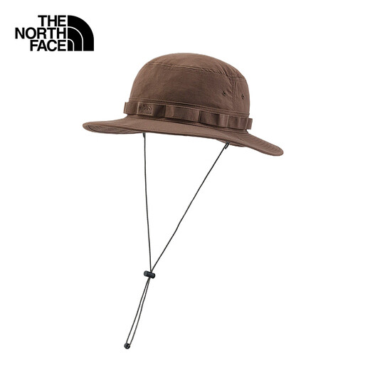 North Face North Knitted Hat Fisherman's Hat Sun Hat Men and Women UPF40 Universal Outdoor 24 Spring and Summer New 5FXF 1OI/Brown L/XL