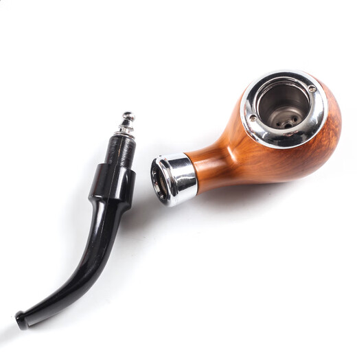Men's tobacco bag pot dry tobacco pipe metal tobacco pot portable filter pipe old dry tobacco pipe cleanable hj702b small pipe without accessories