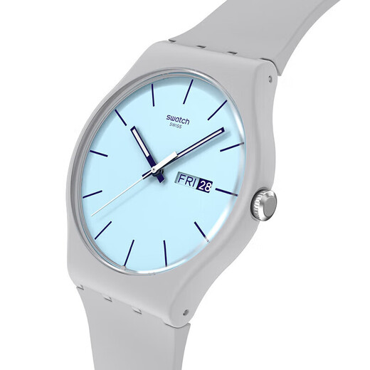 Swatch Swiss Watch Chinese Valentin's Gift Quartz Watch Table d'examen Rock Sugar Blueberry SO29M702