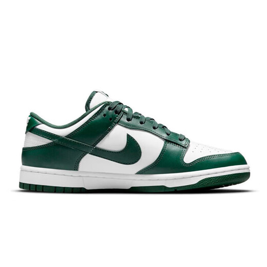 耐克（NIKE）Dunk Low (GS)女子黑白熊猫低帮耐磨运动板鞋 DD1391-101男子白绿 45