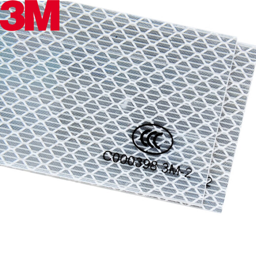 3M Pegatina reflectante Cuerpo LOGO ADVERTENCIA PRISMA REFLECTIVA PRISMO Half-corte 10 piezas Single Piece 5cm*30cm 983d