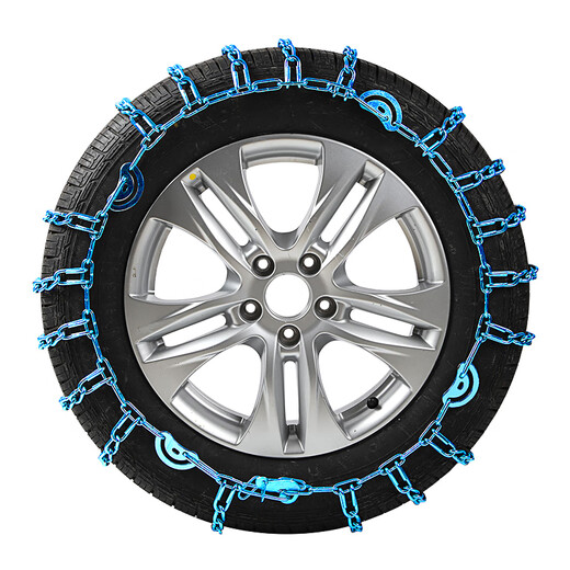 Tongrubi Auto Reifen Anti-Schlupf-Kette Limousine SUV Off-Straße Fahrzeug Pickup Universal Schnee Notkette Verschlüsselung Fett weiß 15565R14 Fett 2 Teile
