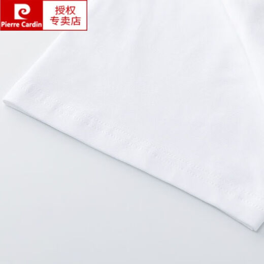 皮尔卡丹（pierre cardin）纯棉国风白色t恤女短袖宽松简约百搭水墨印花夏季2025新款上衣潮 6172烟熏紫 短袖 M (建议80-105斤)
