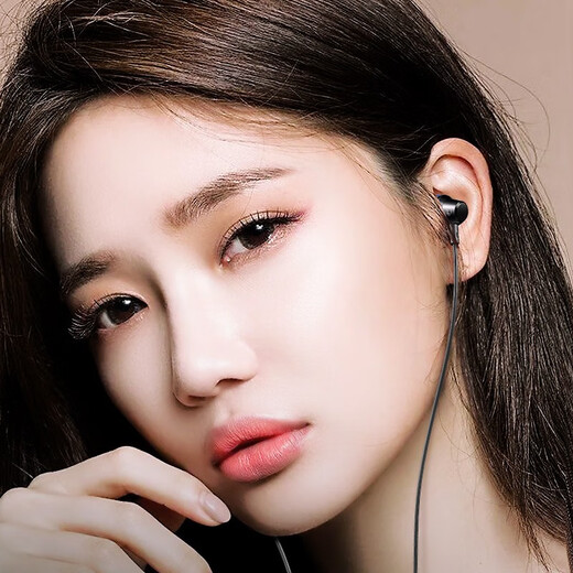 Pinshi top version wired earphones in-ear type-c suitable for Huawei vivo glory Apple Xiaomi oppo game voice call wire control with wheat white round hole red and blue circle earphones