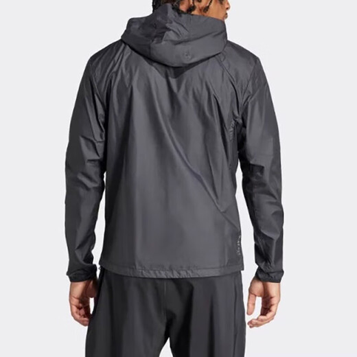 阿迪达斯（adidas）官方外套男装25春新款户外健身训练运动服三条纹防风连帽休闲夹克 IN1483 S