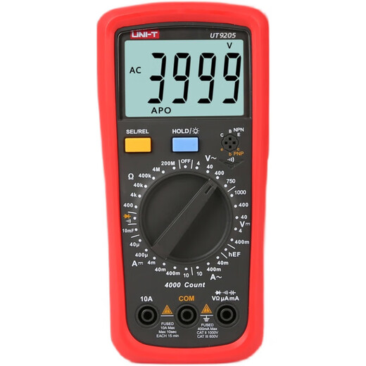 科至途UT9005电子万用表数字高精度全智能小型防烧全自动多功能表 UT9205