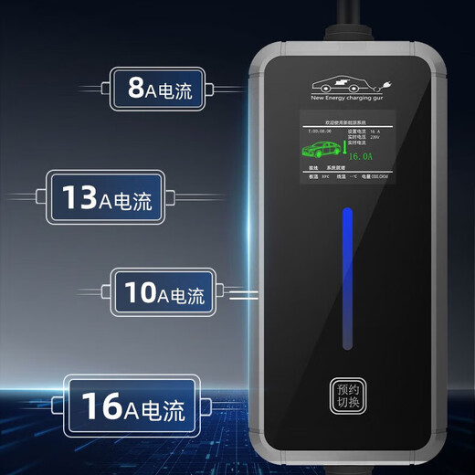 Tegusen Haval Raptor original charging gun car charging original dedicated portable AC fast charging home charging gun 7kw220v 7-hole car charging without grounding Haval Raptor cost-effective standard model plug and use + efficient and stable 3.5kw16A/5 meters