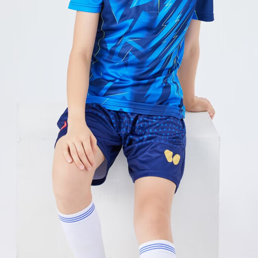 
Butterfly ball table tennis uniform for men and women shorts volleyball uniform quick-drying children's running casual sports pants badminton uniform 9221 purple M (70-100Jin [Jin equals 0.5 kg])
