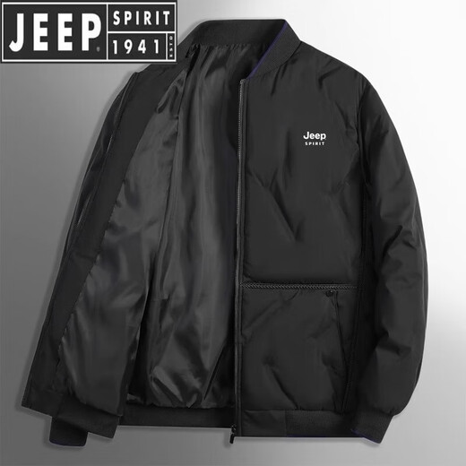 Jeep Spirit Jeep Baumwolle Kleidung Herren Winter Trendy Brand verdickt warme Baumwollkleidung Baseballkragen lässig große Arbeitsjacke Männer 9898 Khaki [Baumwollkleidung] xl