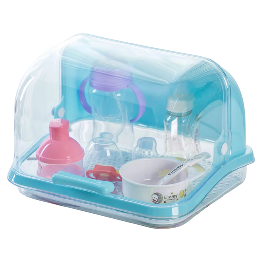 
Baby bottle storage box tableware storage box water cup storage box tea cup holder transparent dustproof box red 1276