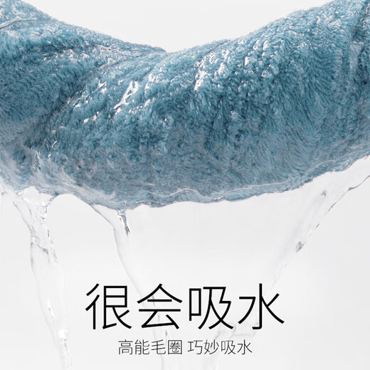 Jie Liya (grace) 2 thick cotton towels for men, cotton, adult, face and bath, soft, absorbent and lint-free, household 9231 green + pink (2 packs)