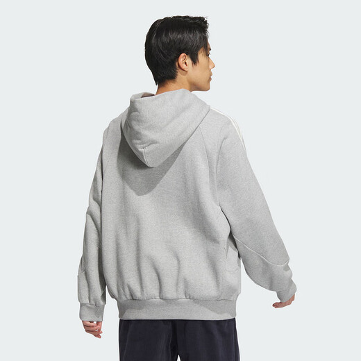 阿迪达斯 （adidas）2024冬中性时尚潮流百搭连帽卫衣 JI6636 L